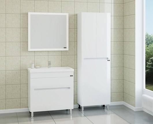 СанТа Мебель для ванной Лондон 80 напольная – картинка-5