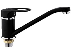 Frap Смеситель для кухни F4928-11 черный – фотография-1