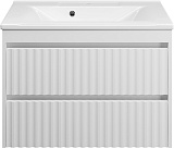 Brevita Тумба с раковиной Balaton 80 белая/серая