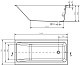 Cersanit Акриловая ванна Crea 160x75 белая – картинка-10