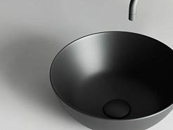 Ceramicanova Мебельная раковина Element 35 CN6004 чёрный матовый – фотография-3