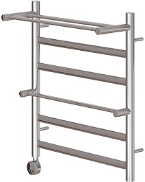 Point Полотенцесушитель электрический Артемида П4 500x600 PN14156PE с двумя полками хром – фотография-2