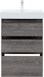 Aquanet Тумба с раковиной Nova Lite 60 дуб рошелье – фотография-7