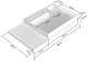 СанТа Раковина под стиральную машину Юпитер 90x50 R белая – картинка-10