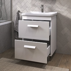 Vigo Тумба с раковиной Nova 2-700 белая – фотография-4