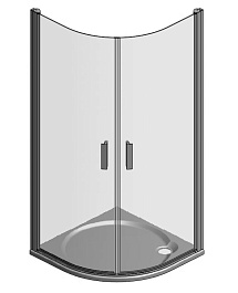 Roltechnik Душевой уголок "TR1 1000" silver – фотография-6