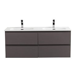 BelBagno Тумба с раковиной Kraft 120-2 подвесная Темно-Серый матовый с раковиной BB1200-2-ETL – фотография-2