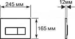 Aquatek Унитаз подвесной Вега AQ1904-00 в комплекте с инсталляцией Standard INS-0000012 с клавишей смыва KDI-0000017 матовая черная и крепления KKI-0000002 – фотография-5