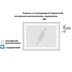 Какса-а Мебель для ванной Спектр 100 белая – фотография-4