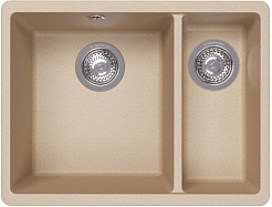 Florentina Мойка кухонная Вега 335/160 бежевая – фотография-1