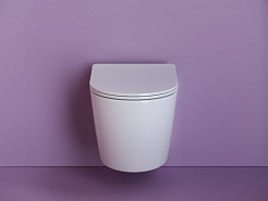 Ceramicanova Подвесной унитаз Uno Rimless CN11001 белый – фотография-7