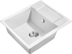 Milacio Мойка кухонная Navarra 60 Cuarzo белая