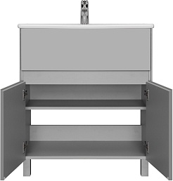 Акватон Мебель для ванной Форест 75 серый туманный – фотография-12