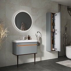 Equil Шкаф пенал Elegante 36 R/L мэйджик/дуб голиано – фотография-7