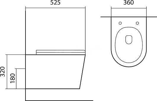 Aquatek Унитаз подвесной Вега AQ1905-00 – фотография-2