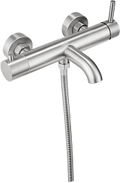 Milacio Смеситель для ванны Ultra MCU.350.SS нержавеющая сталь – фотография-3