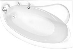 BellSan Акриловая ванна Глория 169x109 L с гидромассажем – фотография-1