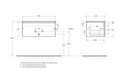 BelBagno Тумба с раковиной Uno 80 подвесная Bianco Opaco с раковиной BB-8099-3-80 – фотография-4
