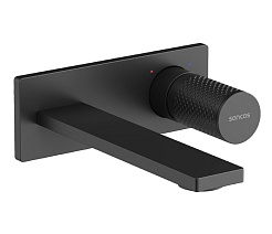 Sancos Смеситель для раковины Nexus черный матовый SC9013MB – фотография-1