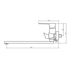 Raiber Смеситель для ванны R0071 – фотография-3