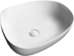 Ceruttispa Раковина накладная 55 CR0044C белая – фотография-1