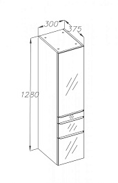  Пенал Кристалл R титан/бежевый – фотография-2