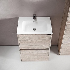 Sancos Тумба под раковину Libra Floor 60 дуб галифакс натуральный – фотография-2