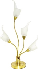 N-Light Лампа TX-0143/4 satin gold настольная – фотография-1