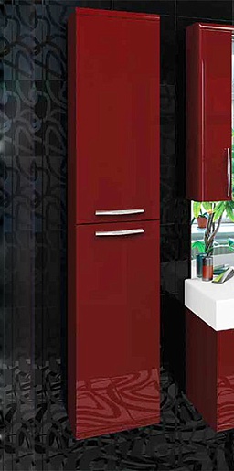  Пенал для ванной "Solo" красный – фото-1