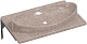 СанТа Раковина мебельная Вега 70 речной песок – фотография-11