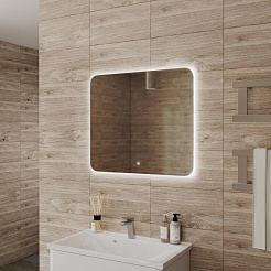 Teymi Зеркало Solli Oreol 80/70 LED сенсор T20226S – фотография-9