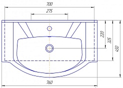 Vigo Мебель для ванной "Atlantic 2-75"  – фотография-7