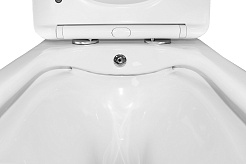 Azario Унитаз подвесной Hugo AZ-10007 безободковый с функцией биде белый – фотография-10