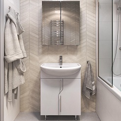 Vigo Мебель для ванной Turin 60 белая – фотография-1