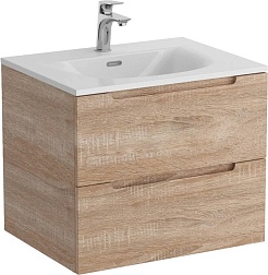 BelBagno Тумба с раковиной Etna 80 подвесная Rovere Bianco с раковиной BB-8099-80 – фотография-1