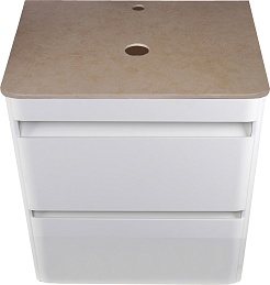 Style Line Мебель для ванной подвесная Атлантика 60, антискрейч, столешница MI01 – фотография-3