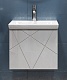 Vigo Тумба под раковину Geometry 500-0-1 подвесная белая – фотография-9