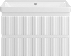 Brevita Мебель для ванной Victory 80 подвесная белая – фотография-3