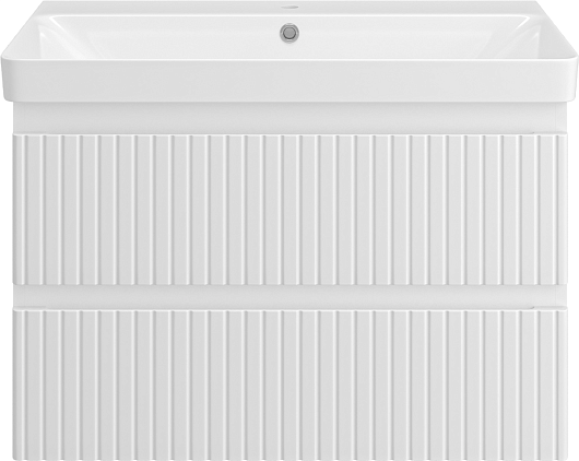 Brevita Мебель для ванной Victory 80 подвесная белая – картинка-3