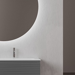 Sancos Тумба с раковиной Folk 100 R grey soft раковина Grace 101 R CN7015 – фотография-10