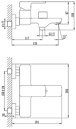 Iddis Смеситель Brick BRISB02i02 – фотография-2
