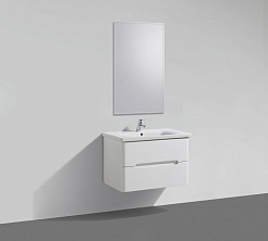 BelBagno Тумба с раковиной LUXURY/SOFT 800 Bianco Lucido, раковина SOFT – фотография-3