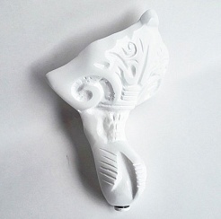 Фэма Чугунная ванна "Patricia", ножки белые, покрытие RAL, матовое – фотография-5