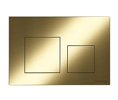 Ceramicanova Кнопка смыва Balance Square CN12-002BG брашированное золото