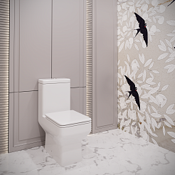 Stella Polare Унитаз-моноблок напольный Теруэль KN6130000 белый – фотография-2