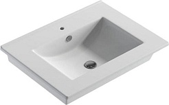 Misty Тумба с раковиной Дунай 60 дуб белый – фотография-5