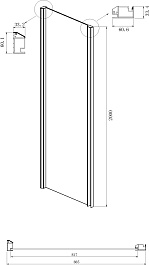 Ambassador Боковая стенка Intense 90IBB – фотография-3