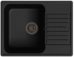 Granfest Мойка кухонная Quarz GF-Z13 Черный – фотография-1