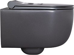 Allen Brau Унитаз подвесной Priority 4.31002.AN антрацит с крышкой 4.31004.AN – фотография-2