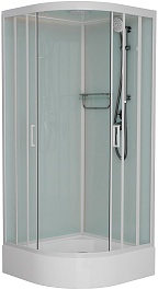 Frank Душевая кабина F409/1 white с крышей – фотография-1